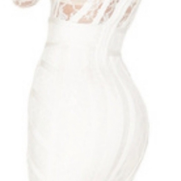 Lace Top Bandage Dress - Picture 2 of 3